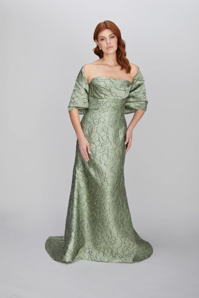 Bryn wrap green anne barge black label Large